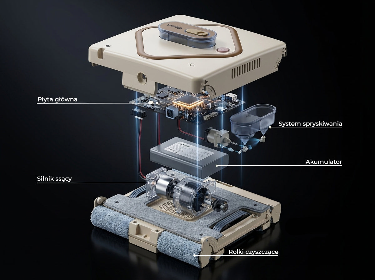 ROBOT DO MYCIA OKIEN WEEP AI i2pro MYJKA DO OKIEN j.polski
