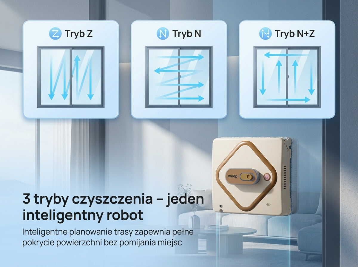 ROBOT DO MYCIA OKIEN WEEP AI i2pro MYJKA DO OKIEN j.polski