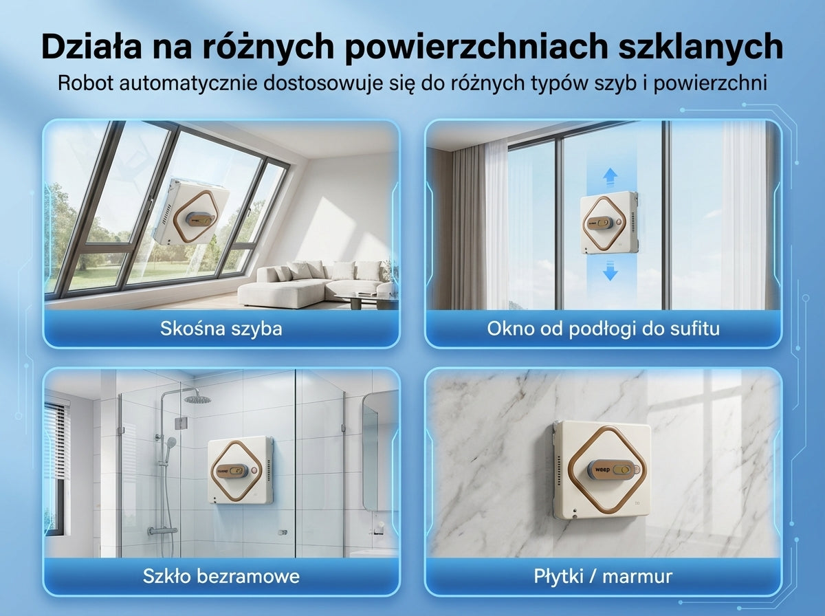 ROBOT DO MYCIA OKIEN WEEP AI i2pro MYJKA DO OKIEN j.polski